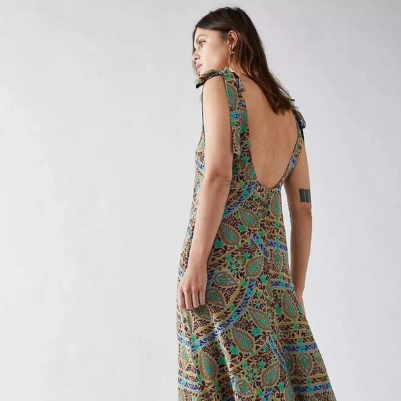 Boteh Silk Maxi - Picture 2 of 5